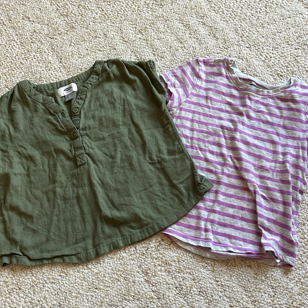 Girls old navy shirt bundle size 4 good condition